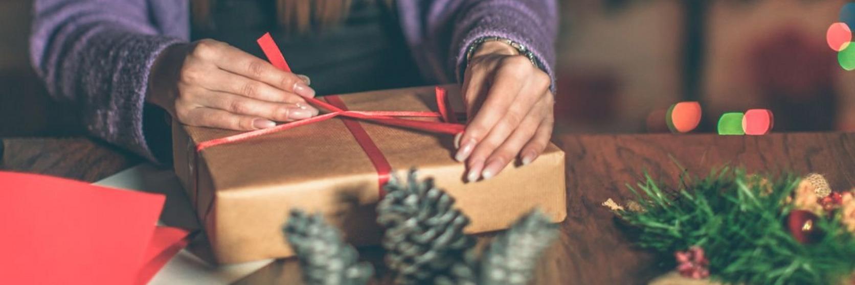 Wrapping-presents-for-christmas